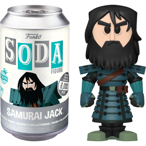 Samurai Jack - Armored Jack Vinyl SODA Figure in Collector Can ...