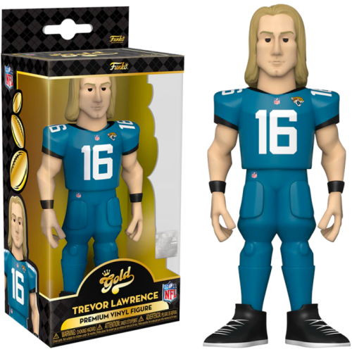 NFL: Football - Trevor Lawrence Jacksonville Jaguars 5 Inch Gold Premium Vinyl Figure