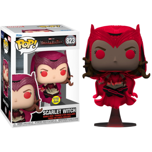 WandaVision - Scarlet Witch with Darkhold Book Glow in the Dark Pop! Vinyl Figure