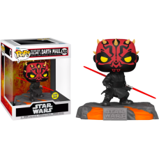 Star Wars: Red Saber Series Volume 1 - Darth Maul Glow in the Dark Deluxe Pop! Vinyl Figure