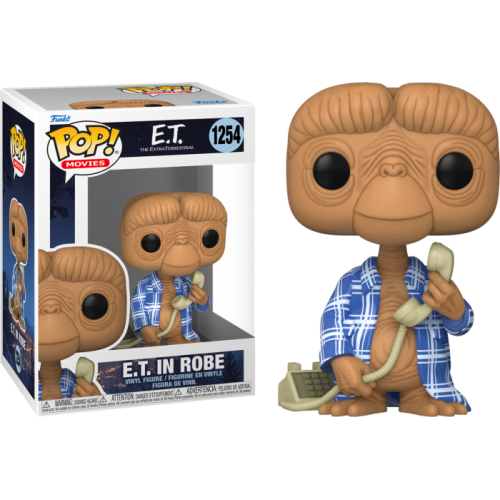 E.T. The Extra-Terrestrial - E.T. in Flannel Robe 40th Anniversary Pop! Vinyl Figure