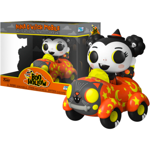 Paka Paka: Boo Hollow - Nina with Witch Mobile Vinyl Ride Figure
