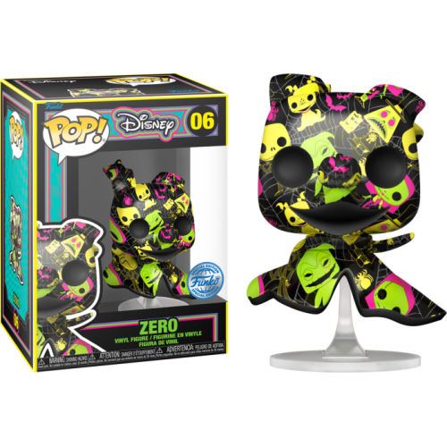 The Nightmare Before Christmas - Zero Blacklight Artist Series Pop! Vinyl Figure