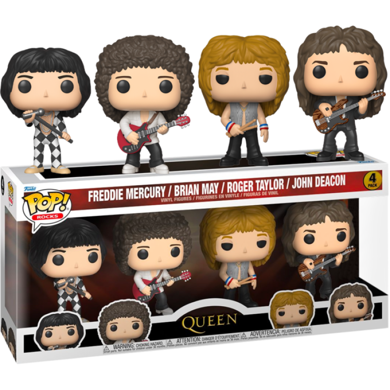 Queen - Freddie Mercury, Roger Taylor, Brian May and John Deacon