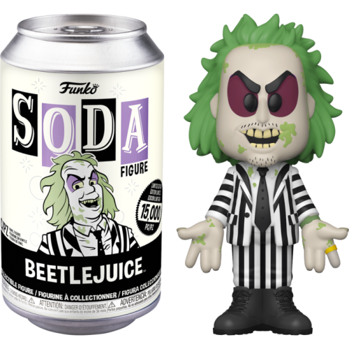 Beetlejuice - Beetlejuice Vinyl SODA Figure in Collector Can