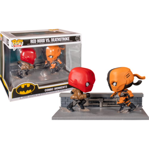Deathstroke - Red Hood vs Deathstroke Comic Moments Pop! Vinyl Figure 2-Pack