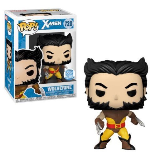 X-Men - Wolverine Unmasked Brown Suit Pop! Vinyl Figure (Funko Shop Exclusive)