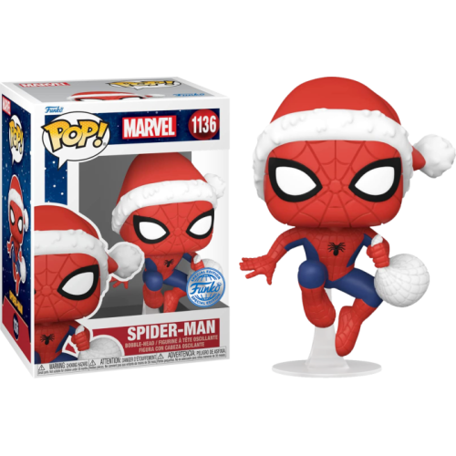 Spider-Man - Spider-Man in Santa Hat Beyond Amazing Pop! Vinyl Figure