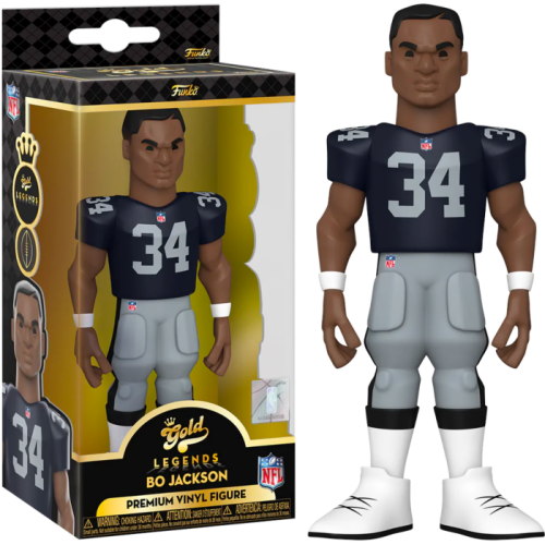 NFL Football: Legends - Bo Jackson Las Vegas Raiders 5 Inch Gold Premium Vinyl Figure