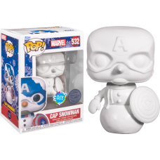 Marvel: Holiday - Captain America DIY Pop! Vinyl Figure