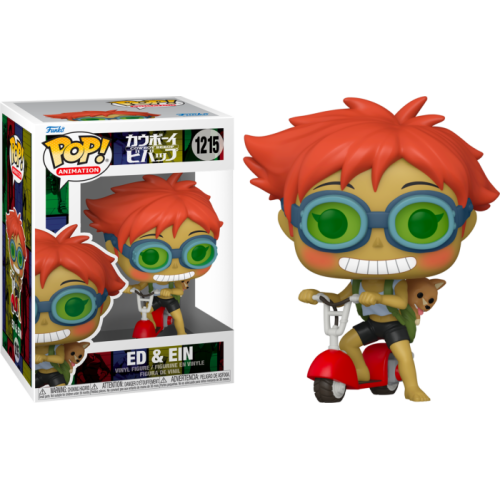 Cowboy Bebop - Ed and Ein on Scooter Pop! Vinyl Figure