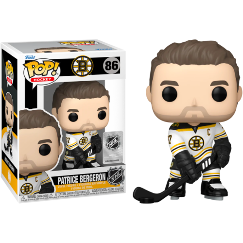 NHL Hockey - Patrice Bergeron Boston Bruins Road Jersey Pop! Vinyl Figure