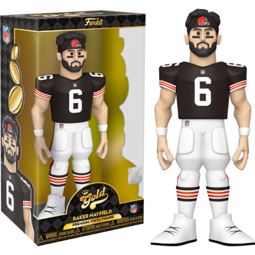 NFL Football - Baker Mayfield Cleveland Browns 12 Inch Gold Premium Vinyl Figure