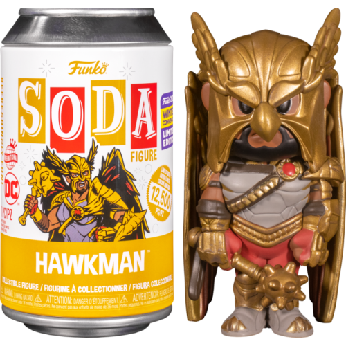 Black Adam (2022) - Hawkman SODA Vinyl Figure with Collector Can (International Edition) (2022 Winter Convention Exclusive)