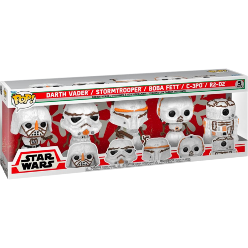 Star Wars: Holiday - Snowman Pop! Vinyl Figure 5-Pack