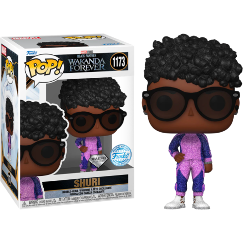 Black Panther 2: Wakanda Forever - Shuri with Sunglasses Diamond Glitter Pop! Vinyl Figure