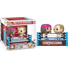 WWE - Bret “Hit Man” Hart vs. Shawn Michaels Wrestlemania XII Pop! Moment Vinyl Figure 2-Pack