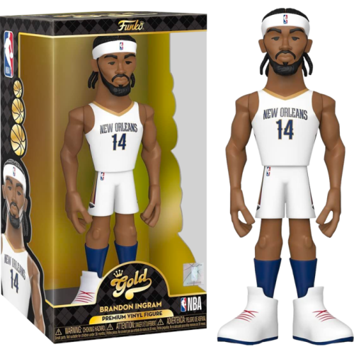 NBA Basketball - Brandon Ingram New Orleans Pelicans 12 Inch Gold Premium Vinyl Figure