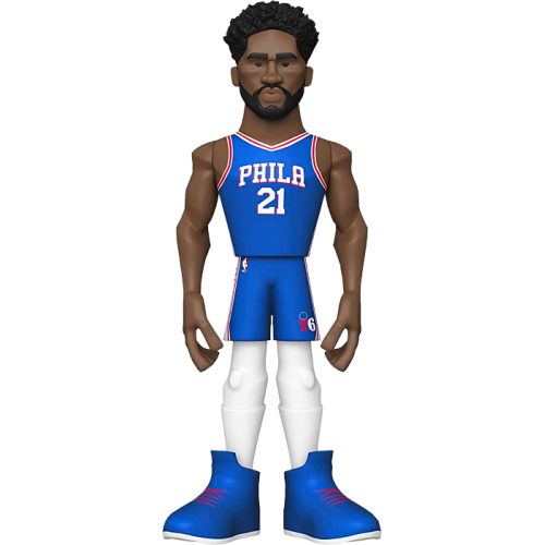 NBA Basketball - Joel Embiid Philadelphia 76ers 12 Inch Gold Premium Vinyl Figure