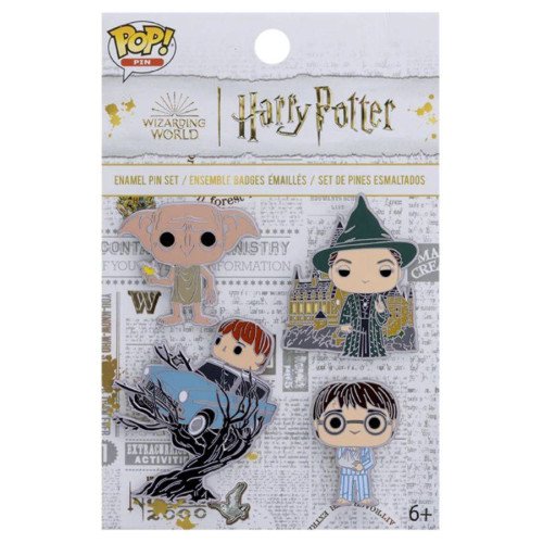 Harry Potter - Chamber of Secrets Pin 4-Pack