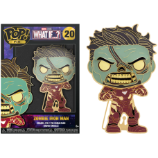 What If…? - Zombie Iron Man Glow in the Dark 4 inch Pop! Enamel Pin