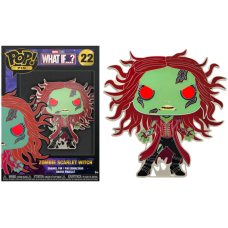 What If…? - Zombie Scarlet Witch Glow in the Dark 4 inch Pop! Enamel Pin