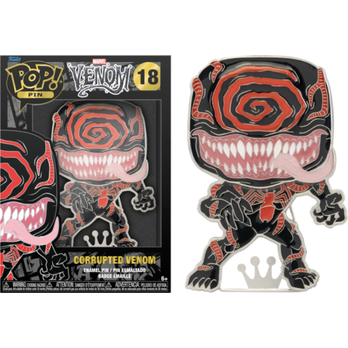 Venom - Corrupted Venom 4” Pop! Enamel Pin