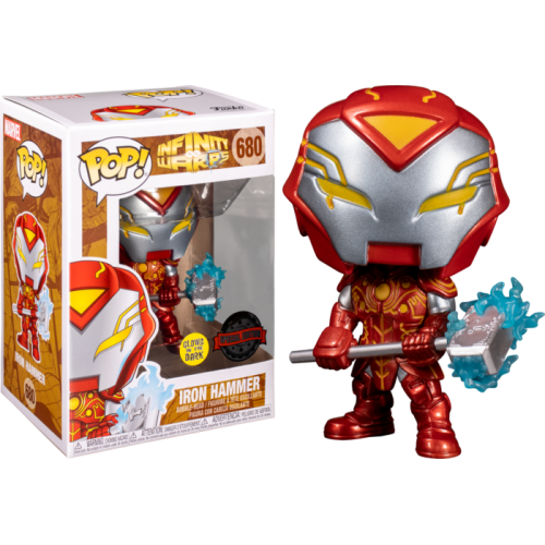 Infinity Warps - Iron Hammer Metallic Glow US Exclusive Pop! Vinyl [RS]
