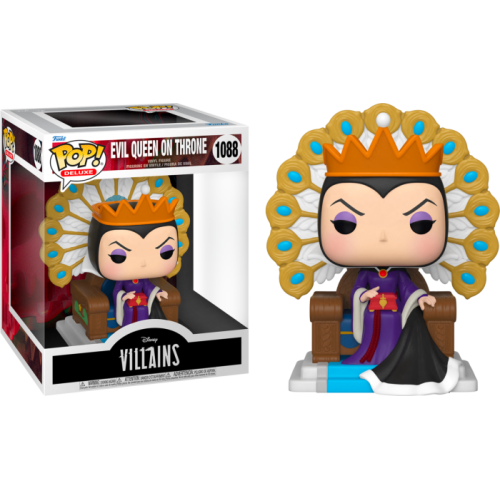 Snow White and the Seven Dwarfs - Evil Queen on Throne Pop! Deluxe