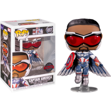 The Falcon and the Winter Soldier - Captain America Flying US Exclusive Pop! Vinyl [RS]