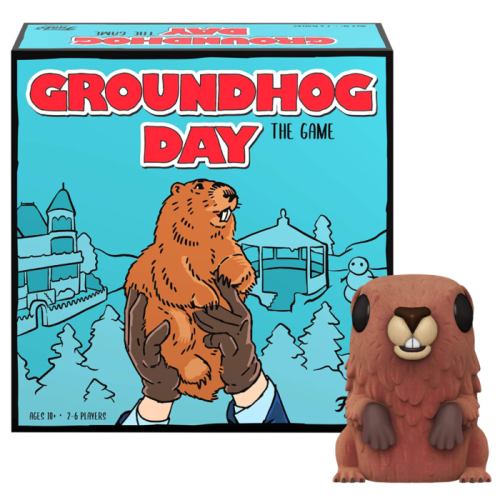 Groundhog Day - Groundhog Day: The Game & Punxsutawney Phil Flocked Pop! Figure Box Set