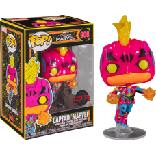 Marvel: Blacklight - Captain Marvel Blacklight Pop! Vinyl Figure