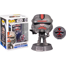 Star Wars: Across the Galaxy - Hunter US Exclusive Pop! Vinyl with Pin [RS]