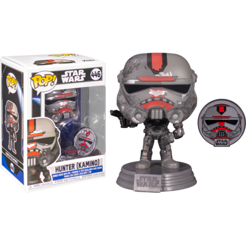 Star Wars: Across the Galaxy - Hunter US Exclusive Pop! Vinyl with Pin [RS]