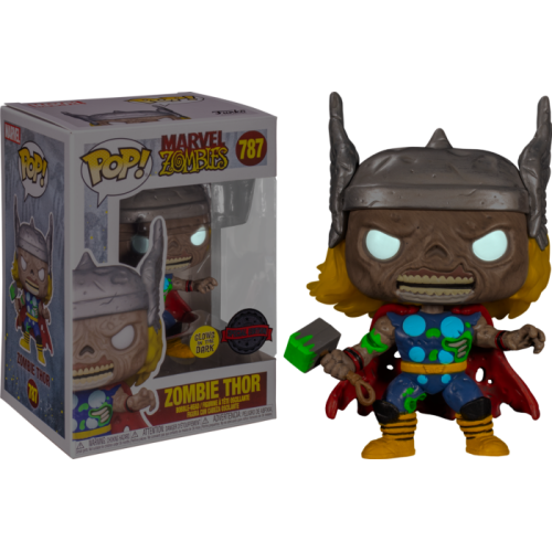 Marvel Zombies - Thor Glow US Exclusive Pop! Vinyl [RS]