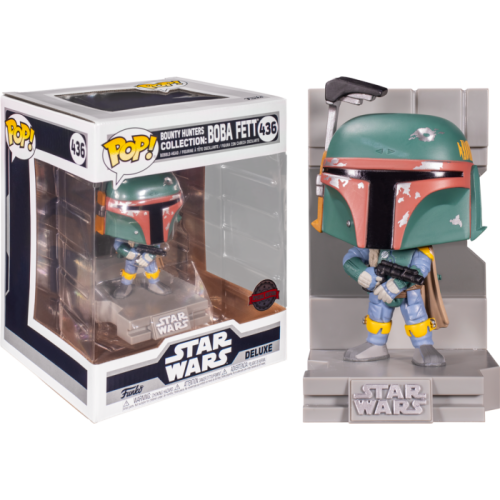 Star Wars - Boba Fett Metallic US Exclusive Pop! Deluxe Diorama [RS]
