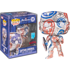 Avengers (Video Game 2020) - Captain America Patriotic Age (Artist) US Exc Pop! w/Protector [RS]