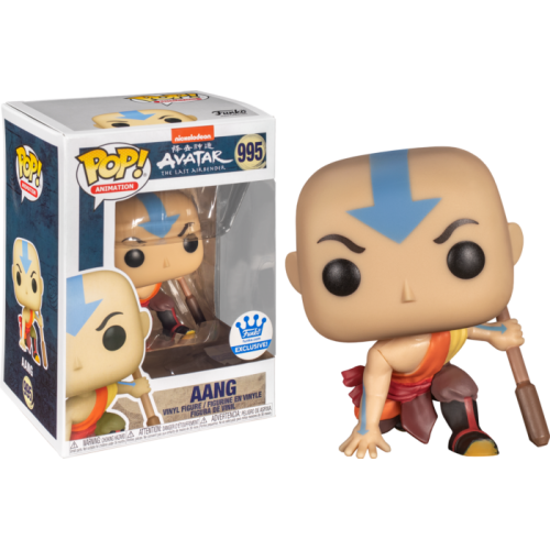 Avatar: The Last Airbender - Aang Crouching Pop! Vinyl Figure (Funko Shop Exclusive)