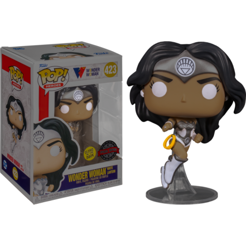 Wonder Woman - Wonder Woman White Lantern 80th Anniversary Glow in the Dark Pop! Vinyl Figure