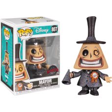 The Nightmare Before Christmas - Mayor w/Megaphone (w/chase) US Exc Diamond Glitter Pop! [RS]