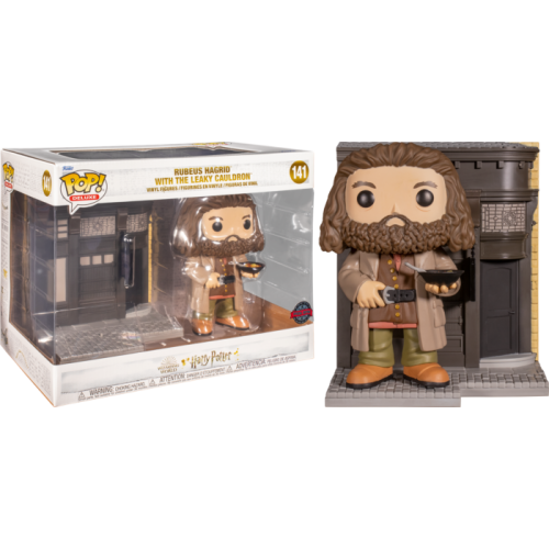 Harry Potter - Hagrid with The Leaky Cauldron Diagon Alley Diorama Deluxe Pop! Vinyl Figure