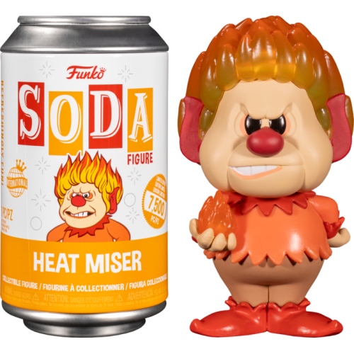 The Year Without A Santa Clause - Heat Miser Vinyl SODA Figure in Collector Can (International Edition)