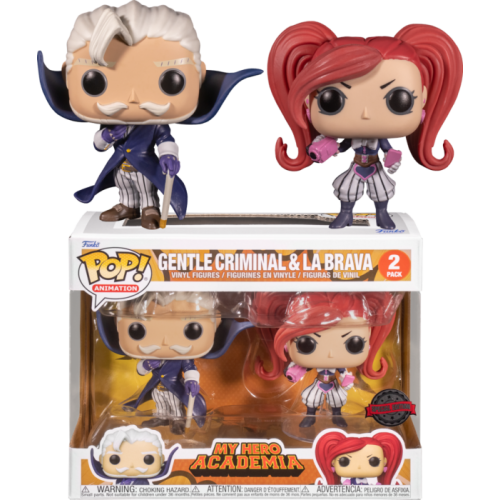 My Hero Academia - Gentle Criminal and La Brava Pop! Vinyl Figure 2-Pack