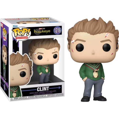 Hawkeye (2021) - Clint with Christmas Holiday Sweater Pop! Vinyl Figure