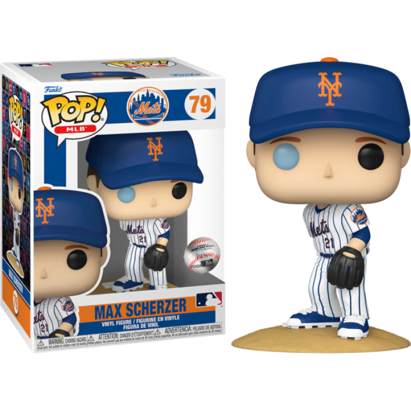 MLB: Baseball - Max Scherzer Los Angeles Dodgers Home Jersey Pop