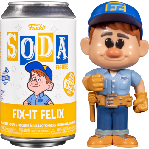Wreck It Ralph - Fix-It Felix SODA Vinyl Figure in Collector Can (International Edition)