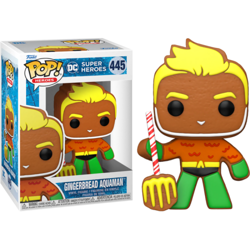 DC Super Heroes - Gingerbread Aquaman Pop! Vinyl Figure