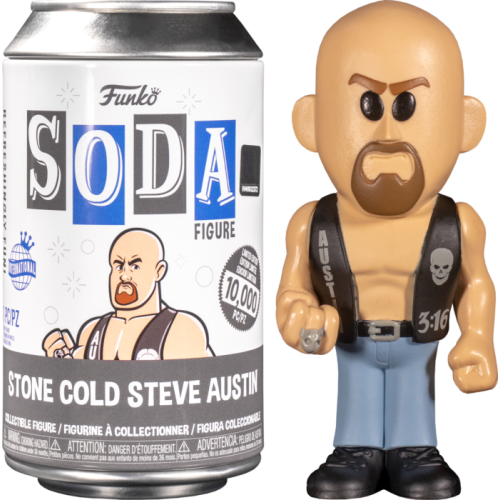 WWE - Stone Cold Steve Austin Vinyl SODA Figure in Collector Can (International Edition)