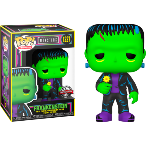Frankenstein (1931) - Frankenstein with Flower Blacklight Pop! Vinyl Figure