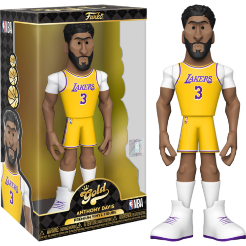 NBA Basketball - Anthony Davis L.A. Lakers 12 Inch Gold Premium Vinyl Figure